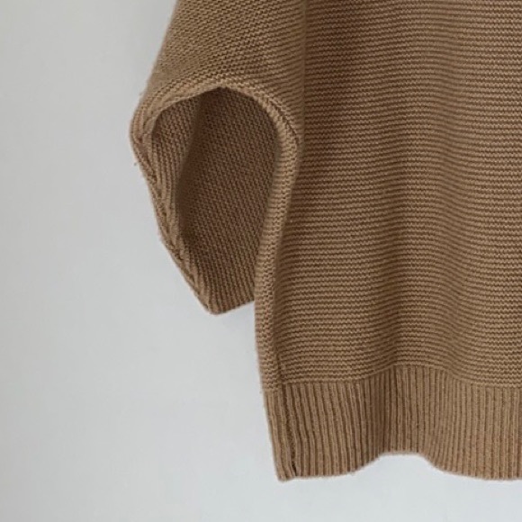 The Reset R Label Funnel Neck Sweater in Toffee - Picture 8 of 10